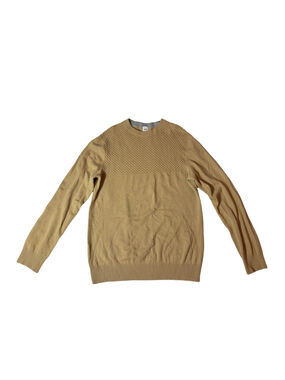 Takeo Kikuchi 100% Cashmere Sweater Men’s M Tan Textured Japanese Designer